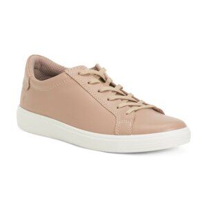 ECCO Leather Soft Classic Slip On Comfort Sneakers